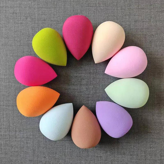 Éponges de Maquillage Douces Beauty Egg – Lot de 4 avec Boîte de Rangement Belleza Pura
